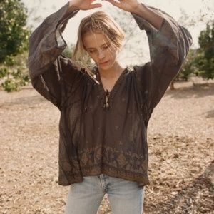 DÔEN Marigold blouse Gray Size S